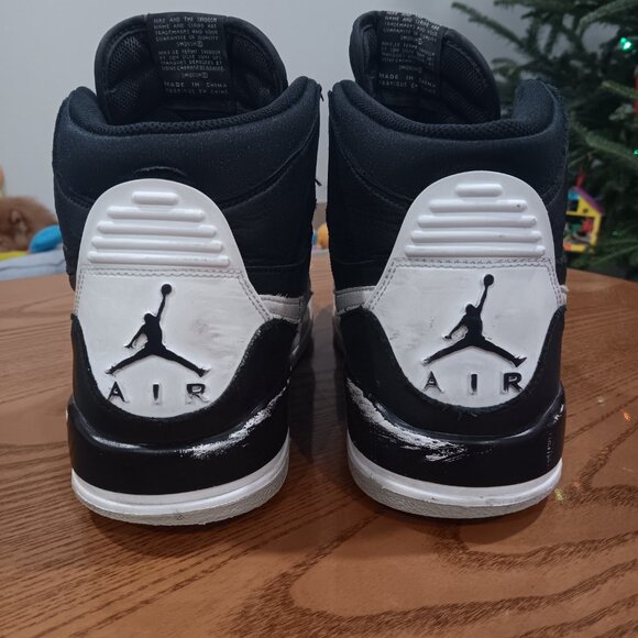 Nike Air Jordan Legacy 312 black cement sneakers Men Size 10 - Picture 5 of 8